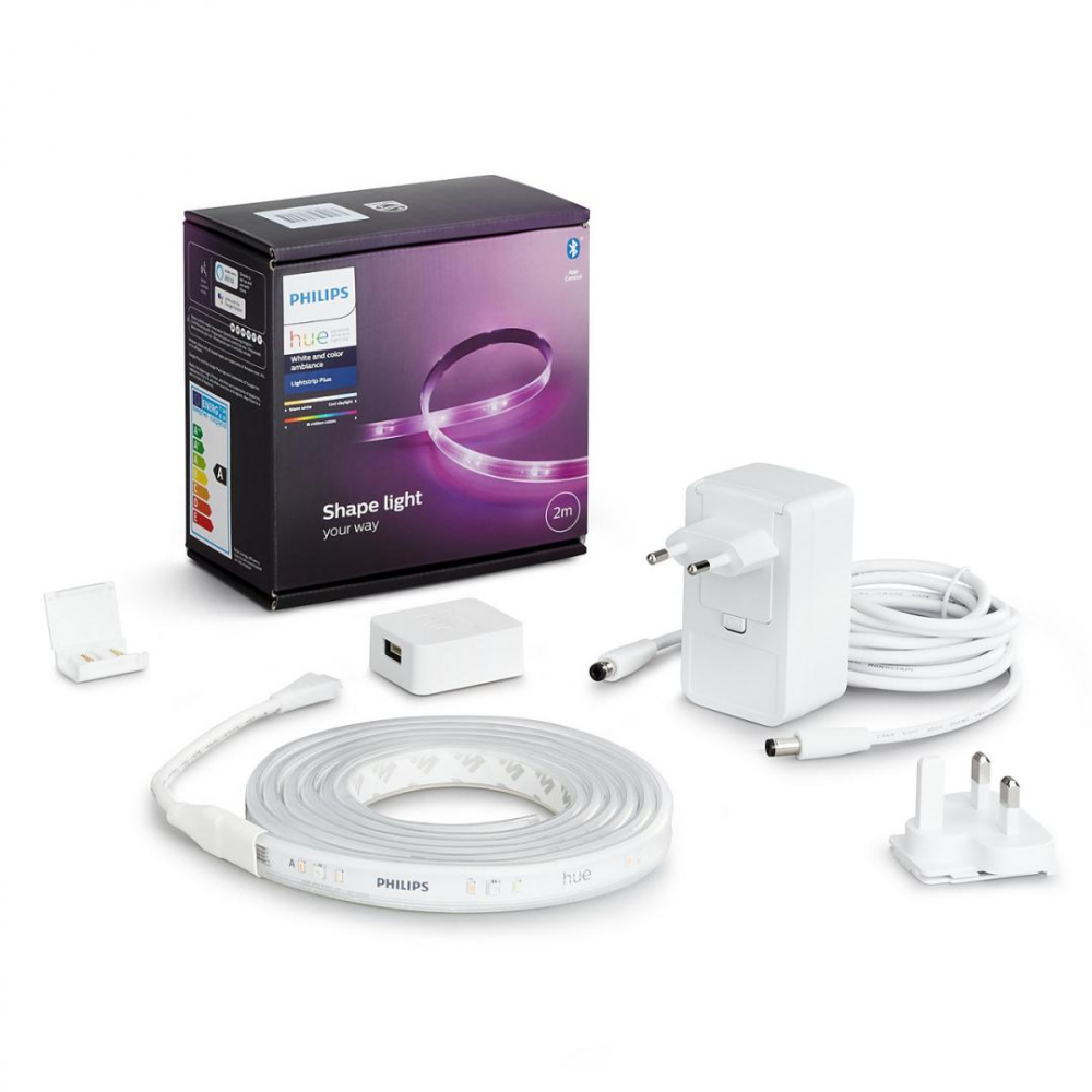 BANDA LED smart LED Philips , soclu integrat , putere 20W , forma banda , lumina multicolora , alimentare 220 - 240 V , Cod Produs: 8718699703424 [1]