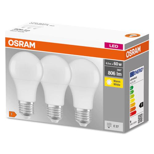 BASECLA60 8 , 5W/827 230VFR E27 FS3 OSRAM ,  Cod Produs: 4052899955493 [2]