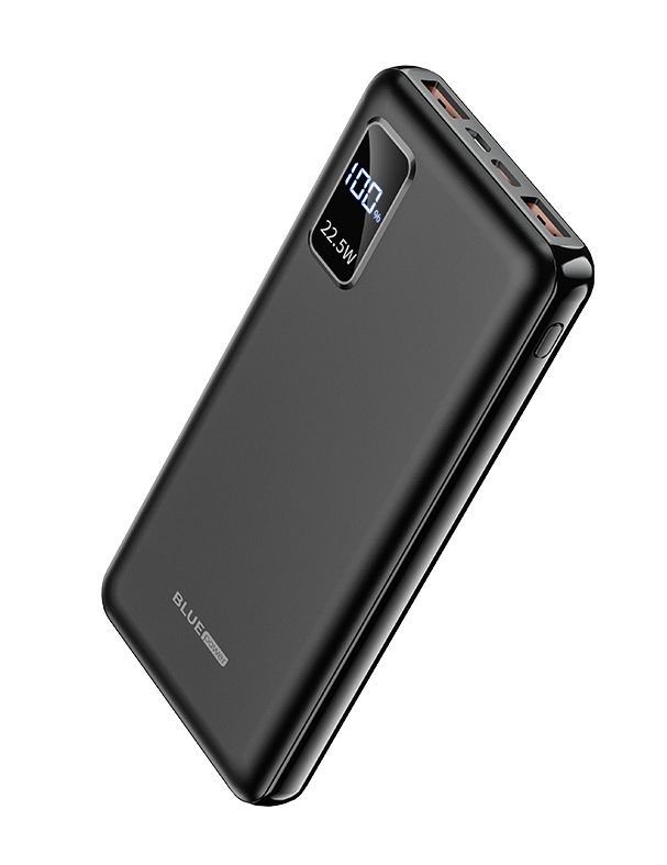 Baterie Externa Powerbank Blue Power BBJ15 ,  10000 mA ,  Quick Charge ,  22.5W ,  Quick Charge 4.0 - Power Delivery ,  Cu Afisaj ,  Neagra Cod Produs: 314523 [2]