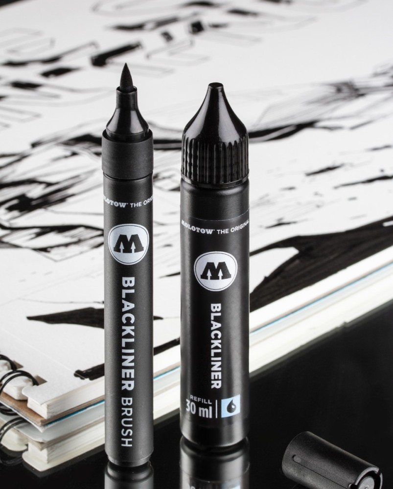 Blackliner Brush&Refill Molotow 1 buc/blister [3]