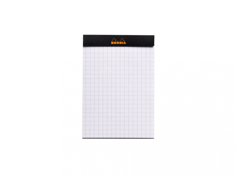 Blocnotes 8,5 x 12 cm, capsat, 80 file, N°12, Rhodia Basic, negru [2]