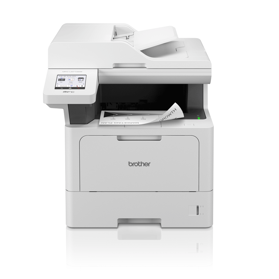 Brother MFC-L5710DW - Multifunctional laser monocrom A4, DUPLEX AUTOMAT, 48 ppm, USB, Retea, Wi-Fi, cu FAX [1]