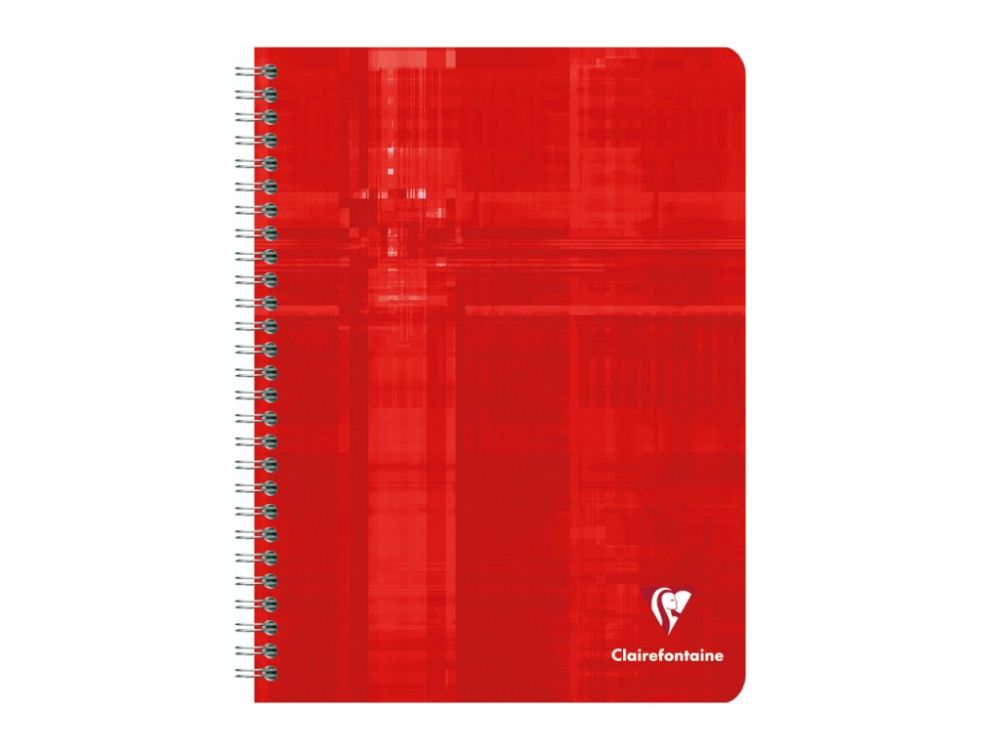 Caiet 17 x 22 cm spirala 50 file matematica 4 x 4 Clairefontaine [1]