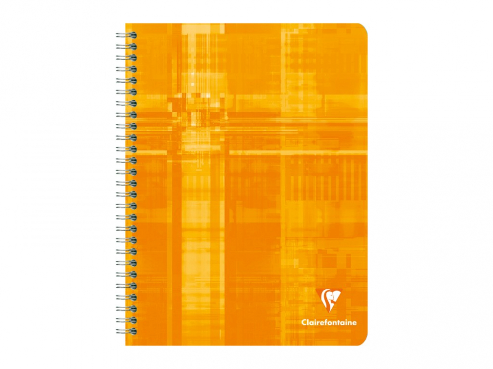 Caiet 17 x 22 cm spirala 50 file matematica 4 x 4 Clairefontaine [4]