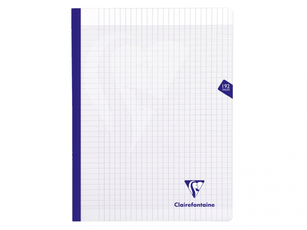Caiet A4+ (24 x 32 cm) cusut, coperta PP, 96 file, liniatura franceza, Clairefontaine [1]