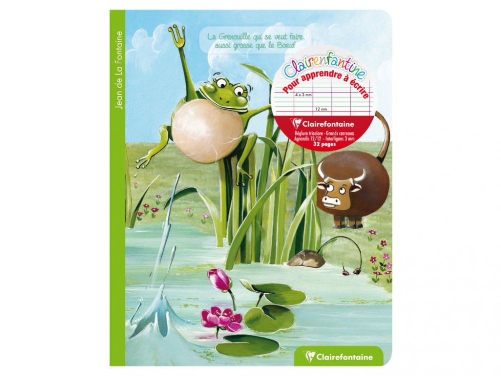 Caiet A5+ capsat, 16 file, Metric, Clairefontaine La Fontaine [4]