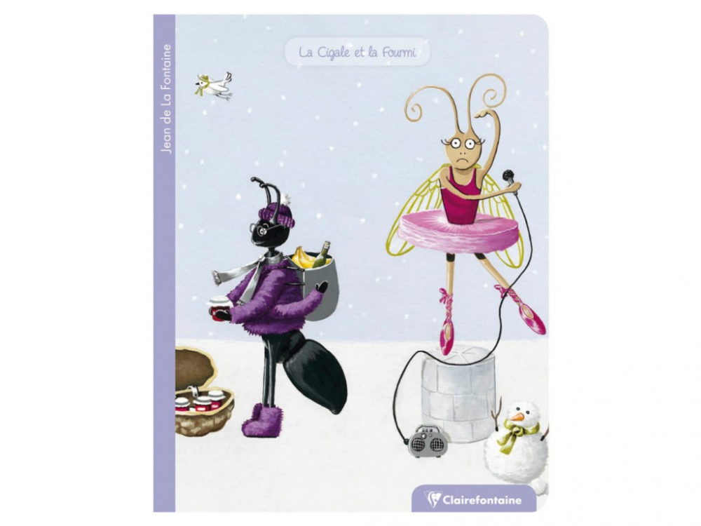 Caiet A5+ capsat, 16 file, Metric, Clairefontaine La Fontaine [2]