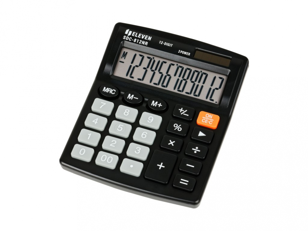 Calculator de birou 12 digiti, 124 x 102 x 25 mm, Eleven SDC-812NR [1]