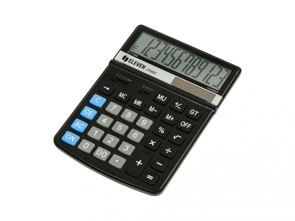 Calculator de birou 12 digiti, 197 x 140 x 26 mm, ecran rabatabil Eleven TLT2348 [2]