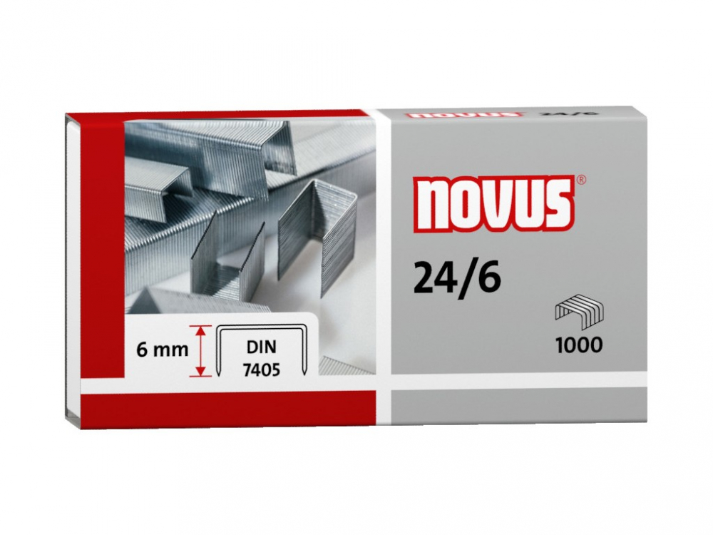 Capse 24/6 1000 buc/cutie Novus [1]