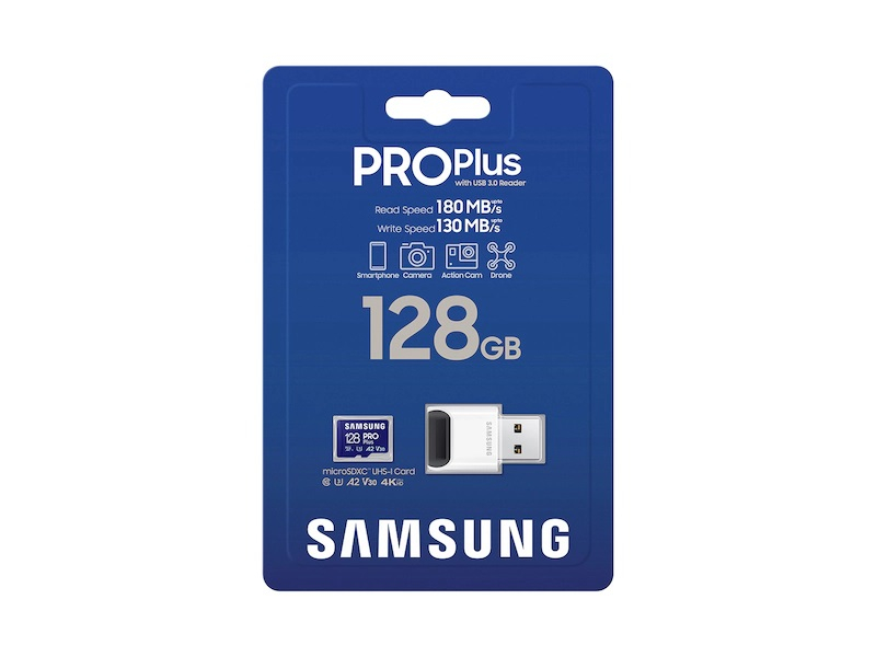 Card memorie Samsung microSD PRO Plus MB-MD128SB/WW 128GB + reader Cod Produs: MB-MD128SB/WW [3]