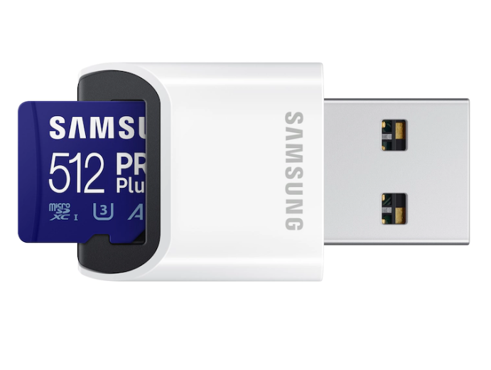 Card memorie Samsung PRO Plus + Cititor USB carduri micro-SDXC , MB-MD512KB/WW , 512GB Cod Produs: MB-MD512KB/WW [3]