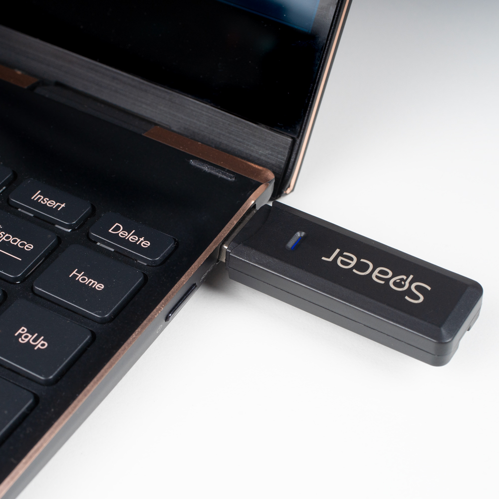 CARD READER extern SPACER ,  interfata USB 3.0 ,  citeste/scrie: SD ,  micro SD ,  Negru ,  Cod Produs: SPCR-USB3-02 [3]