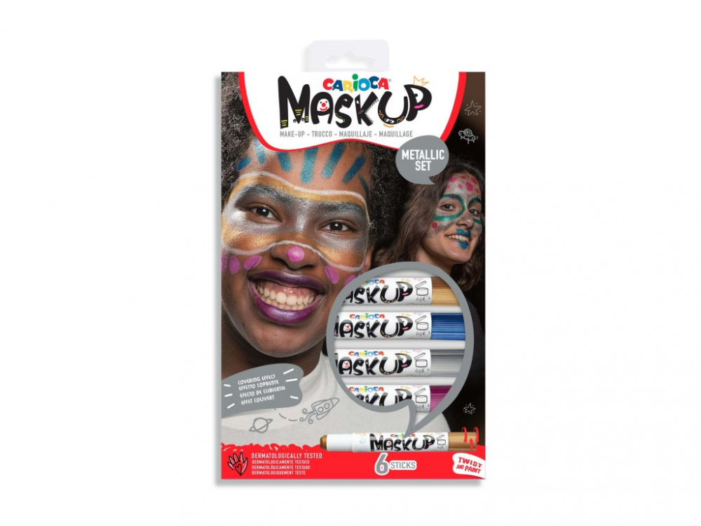 Carioca Mask-Up Metalic 6/set [1]