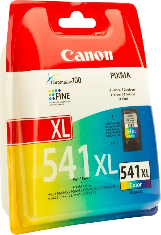 Cartus Cerneala BS5226B005AA Original Canon Color, CL-541XL, pentru Pixma MG2150 | MG2250 | MG3150 | MG3250 | MG3550 | MG3650 | MG4150 | MG4250 | MX375 | MX395 | MX435 | MX455 | MX475, 400 [1]