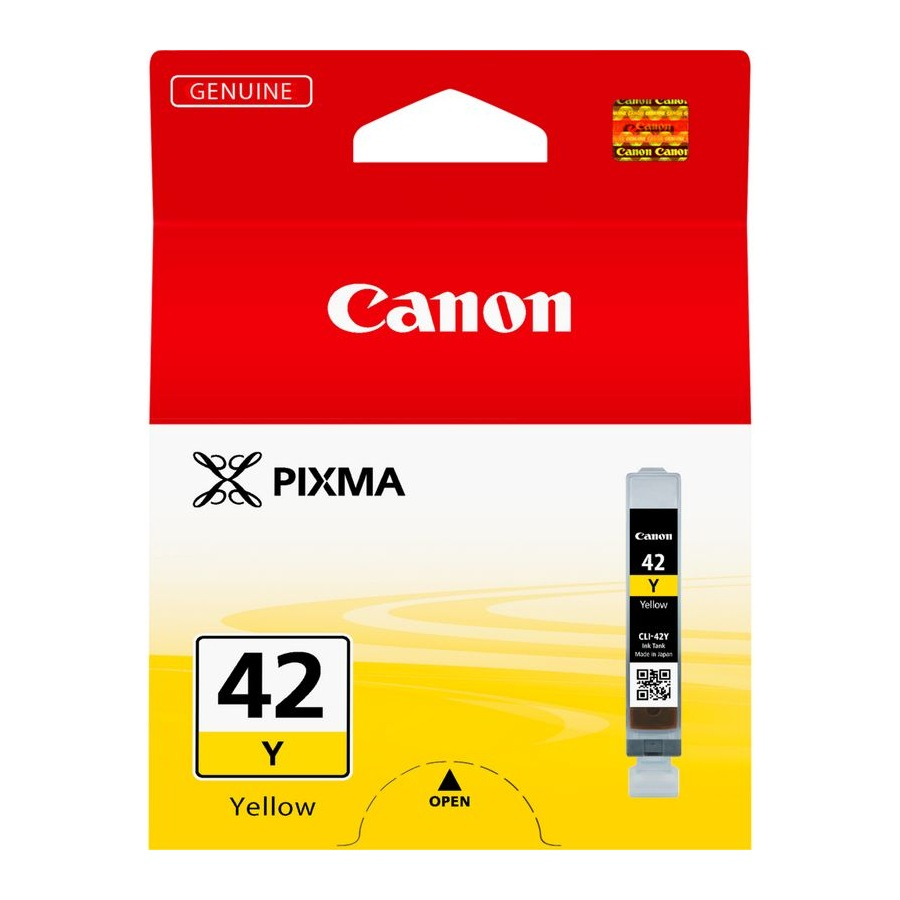 Cartus Cerneala Original Canon Yellow, CLI-42Y, pentru Pixma Pro 10|Pro 100, , (timbru verde 0.15 lei), "BS6387B001AA" [2]