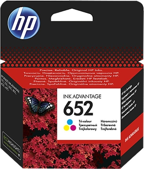 Cartus Cerneala F6V24AE Original HP Color, nr.652, pentru DESKJET 2135 AIO,  [1]