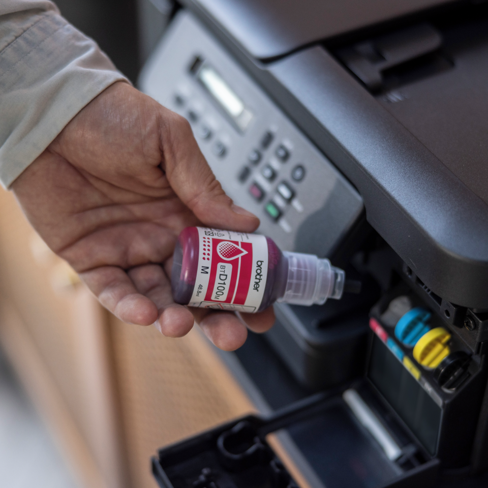 Cartus cerneala original Brother BTD100 M Magenta [4]