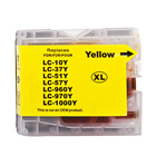 Cartus compatibil Bro LC1000 / LC970 / LC960 Y ink ; Culoare: yellow ; Numar Pagini: - [1]