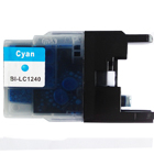 Cartus compatibil Bro LC1240 C ink ; Culoare: cyan ; Numar Pagini: - [1]