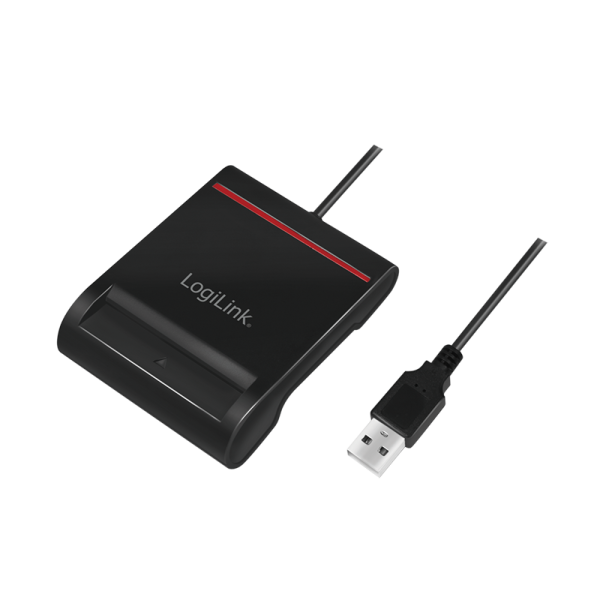 CITITOR DE CARDURI LOGILINK ,  pentru smart ID ,  USB 2.0 ,  0.9m ,  negru ,  Cod Produs: CR0047 [5]