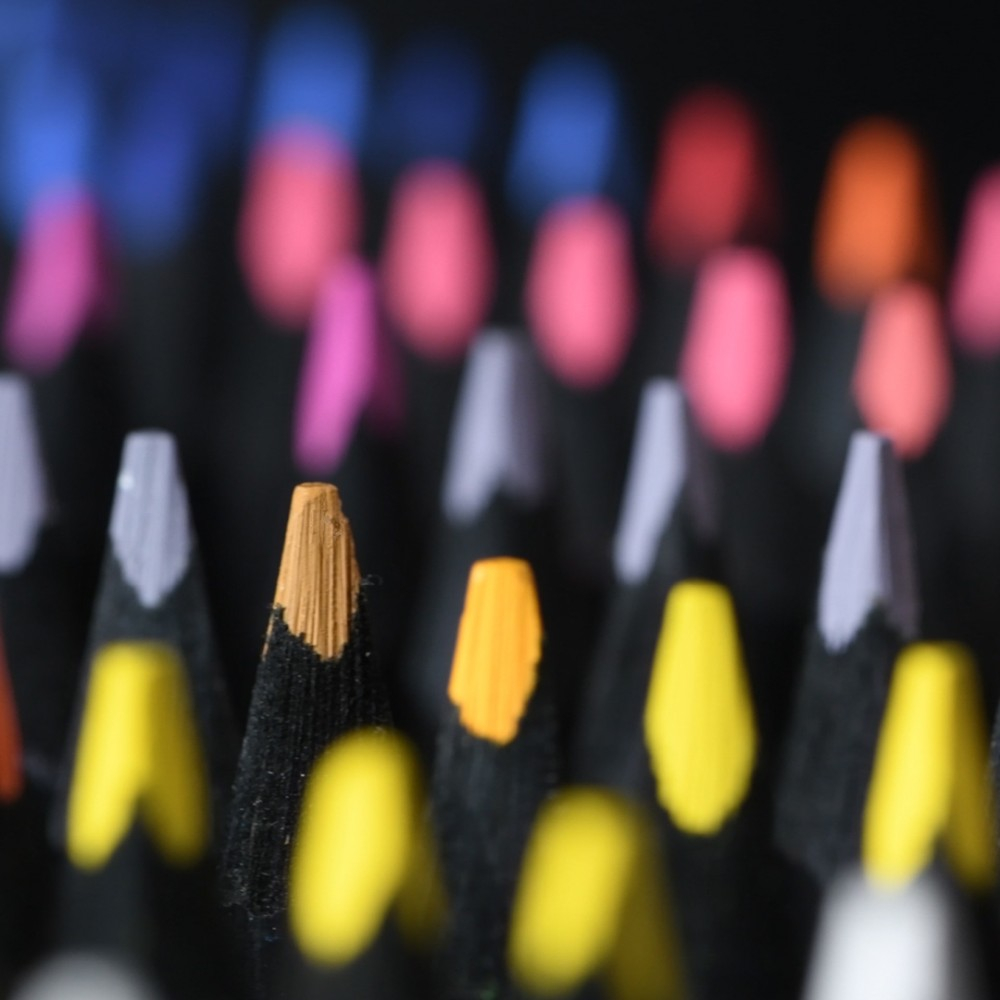 Creioane colorate triunghiulare black edition Faber-Castell 24 culori/set [4]