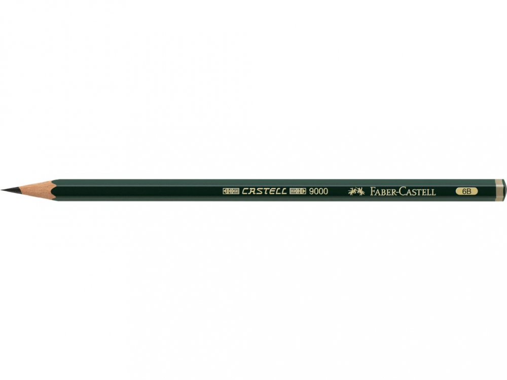 Creion grafit 6B hexagonal Castell 9000 Faber-Castell [2]