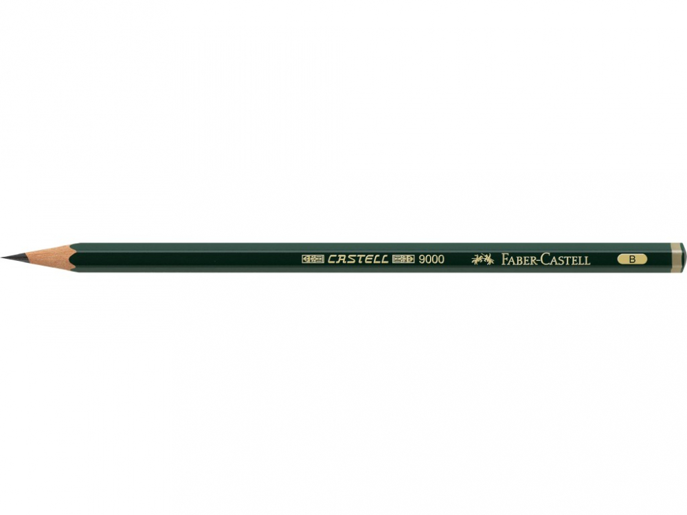 Creion grafit B hexagonal Castell 9000 Faber-Castell [2]
