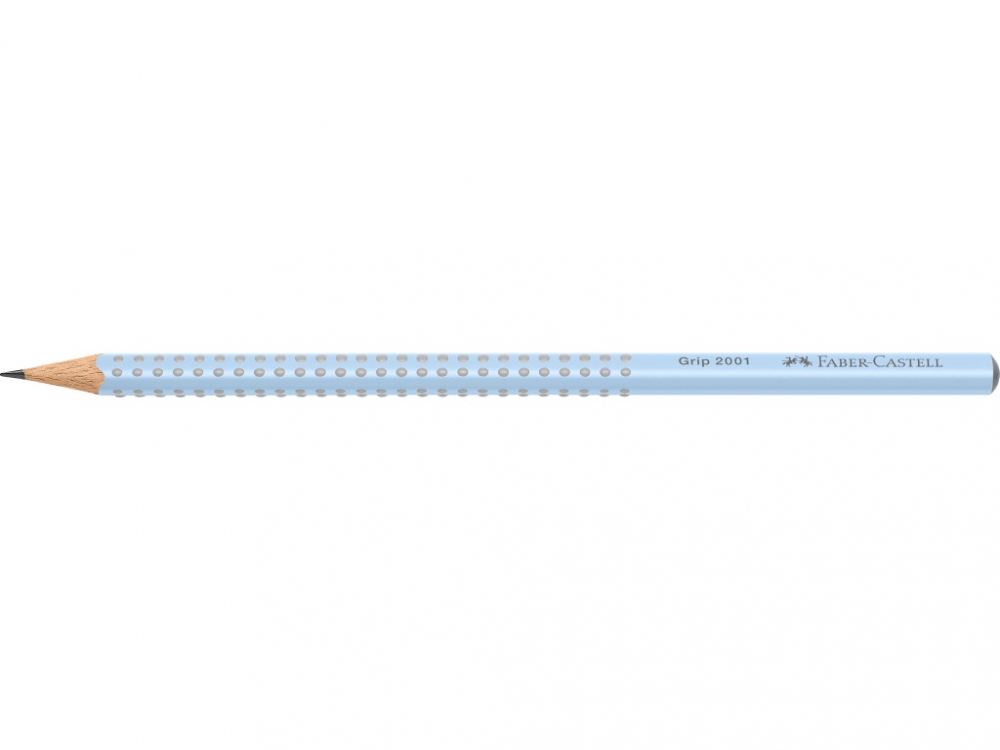 Creion grafit B triunghiular grip 2001 bleu sky Faber-Castell [2]