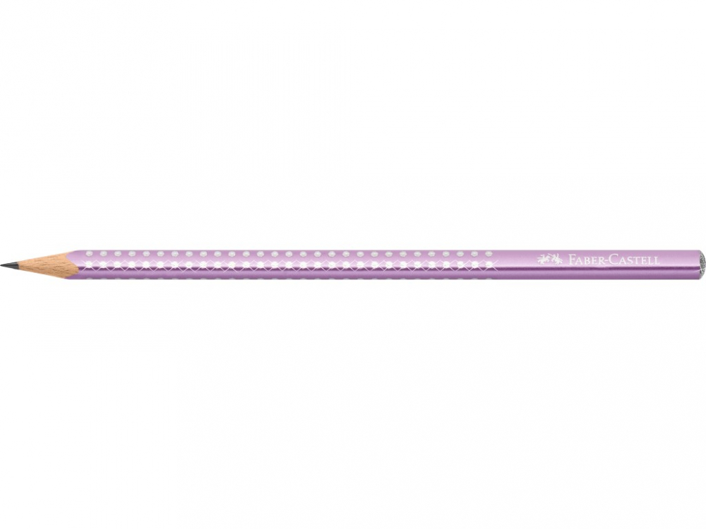 Creion grafit B triunghiular sparkle violet metalizat 2023 Faber-Castell [2]