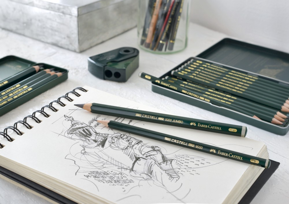 Creion grafit hexagonal Arta Castell 9000 Faber-Castell 12 buc/set [5]
