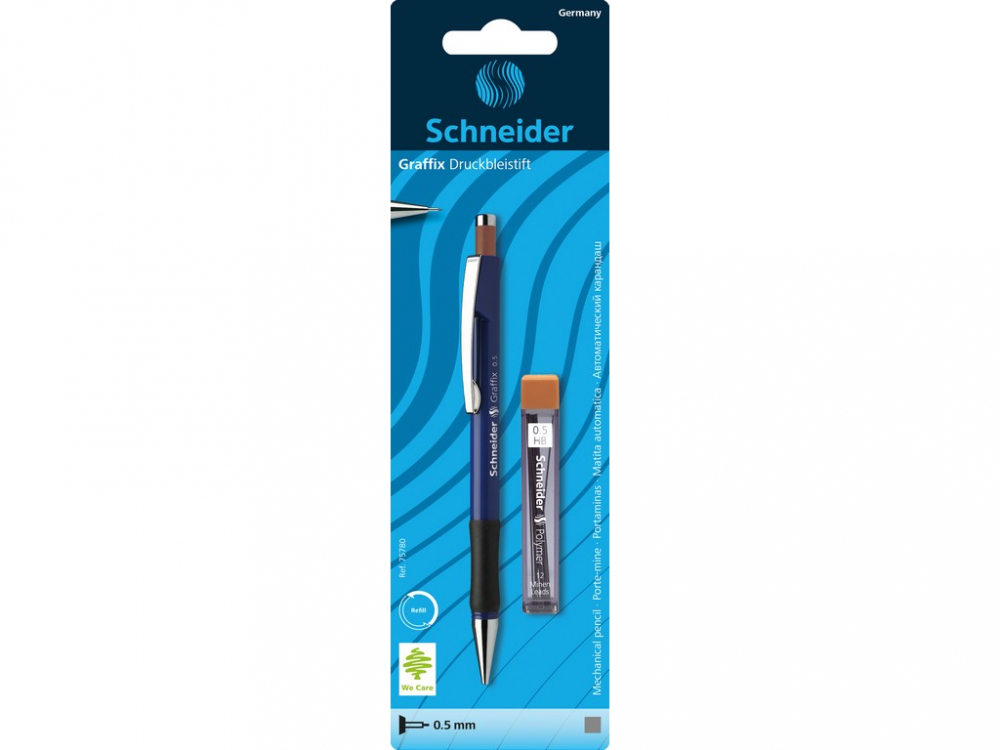 Creion mecanic profesional 0.5 mm Schneider Graffix + mine/blister [1]