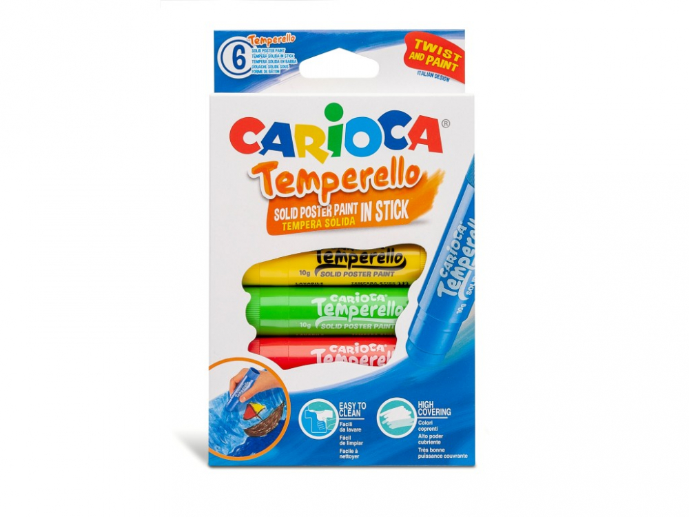 Creion-tempera Temperello Carioca 6/set [1]