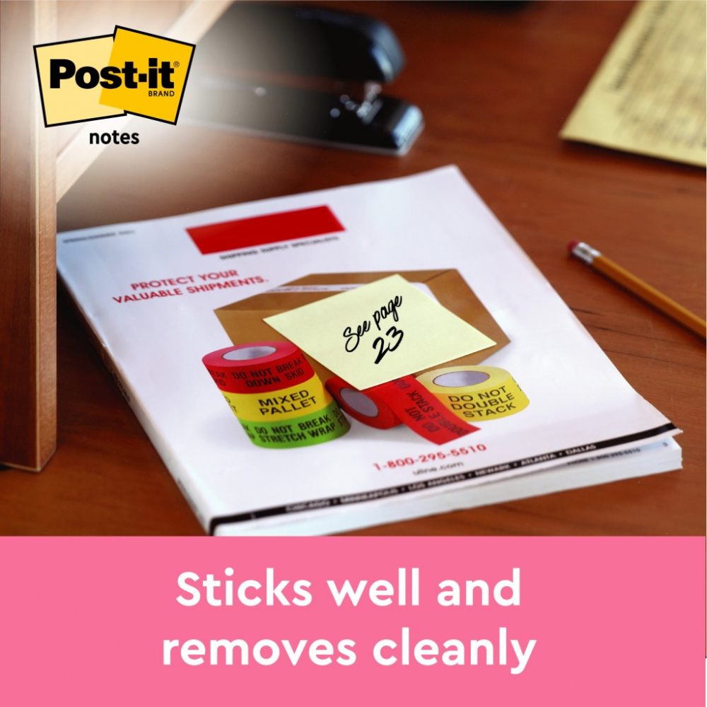 Cub notite adezive 51 x 38 mm 300 file Post-it Canary Yellow 3/set [4]