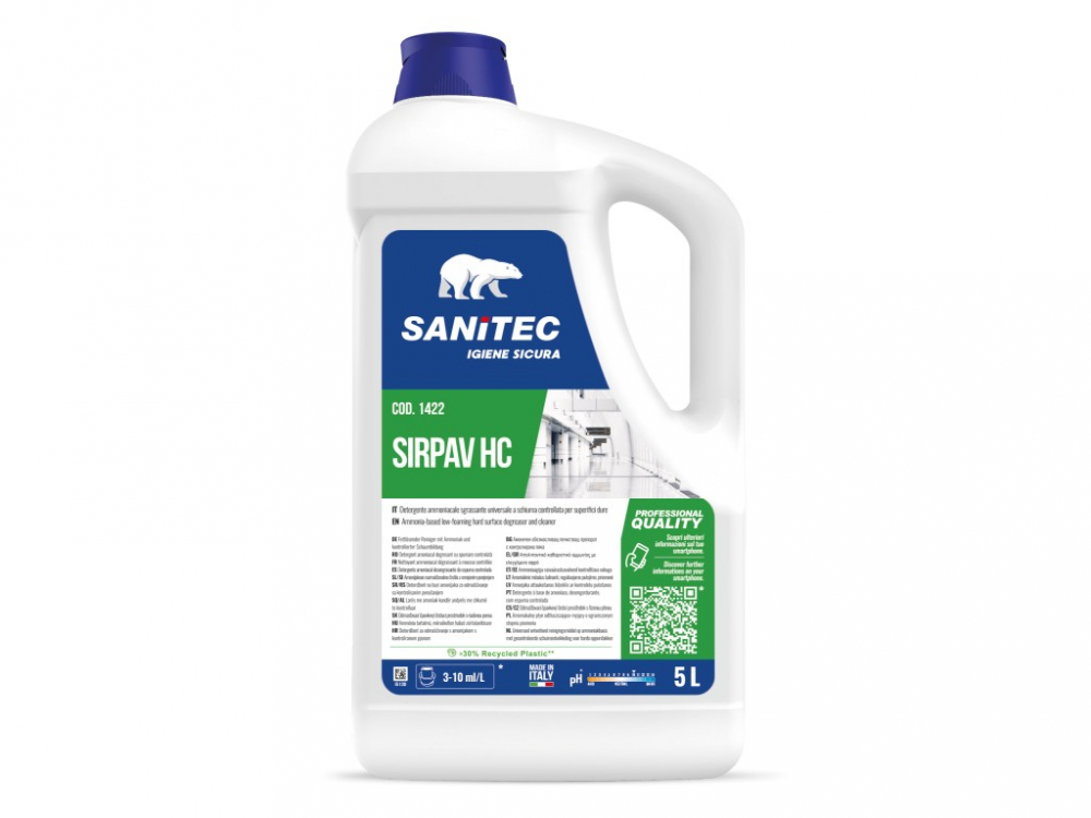 Detergent pardoseli degresant pe baza de amoniac 5000 ml Sirpav HC [1]