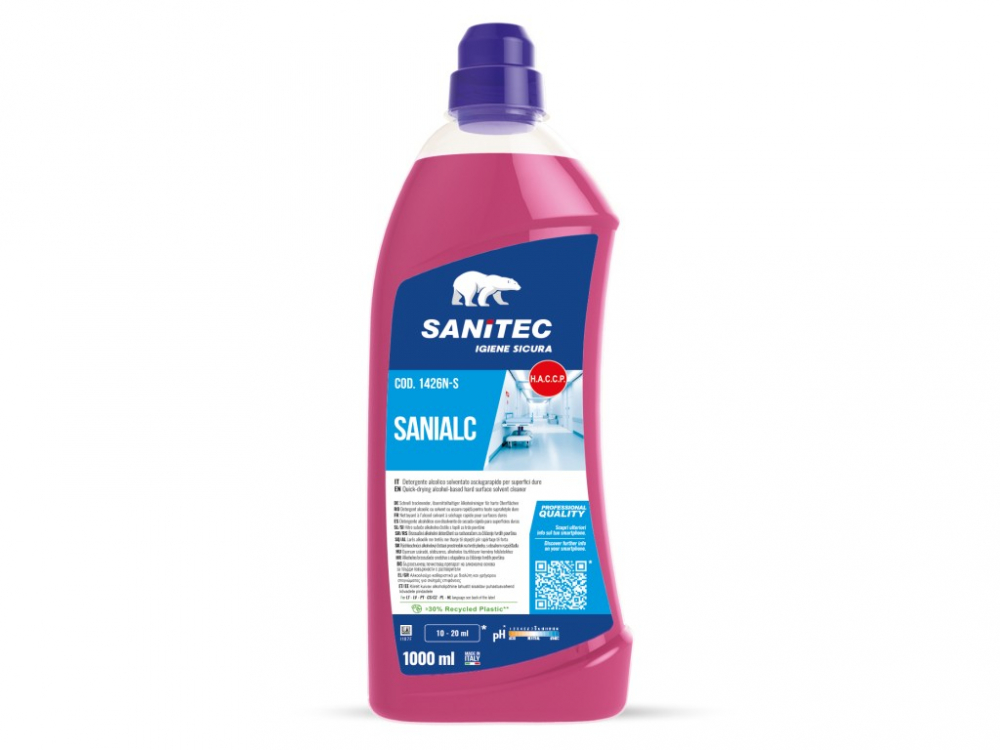 Detergent pardoseli pe baza de alcool cu uscare rapida 1000 ml Sanialc [1]