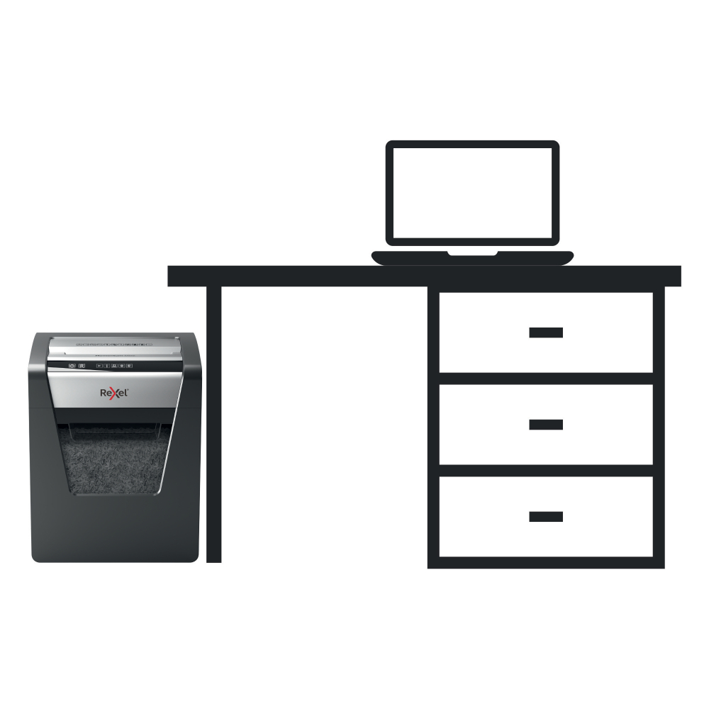 Distrugator manual documente MOMENTUM M510 ,  10 coli ,  P5 ,  micro-cut (tip particule) Rexel Cod Produs: 2104575EU [9]