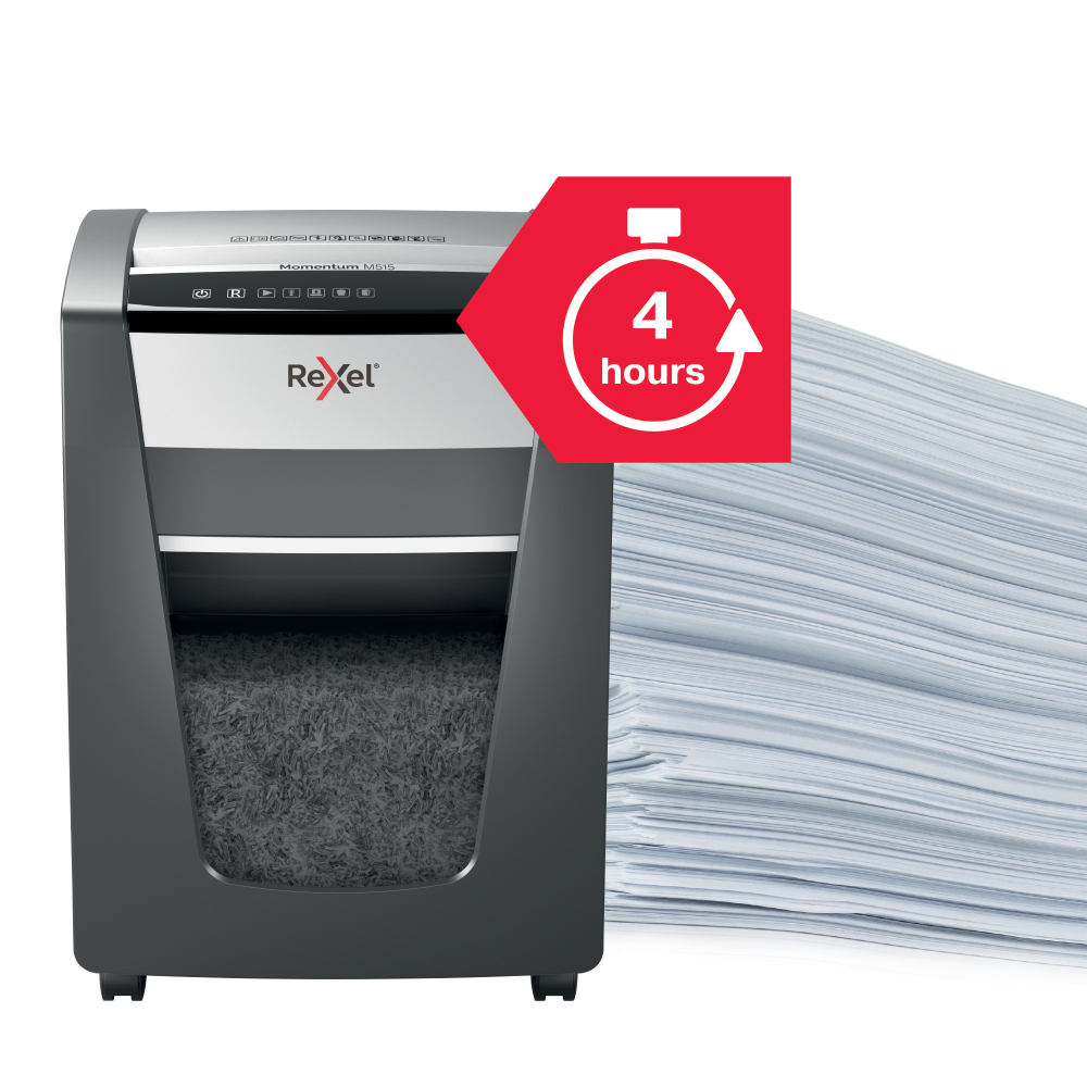 Distrugator manual documente MOMENTUM M515 ,  15 coli ,  P5 ,  micro-cut (tip particule) Rexel Cod Produs: 2104577EU [9]