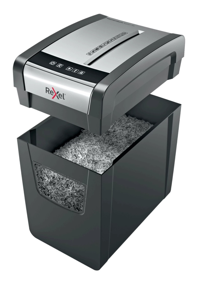 Distrugator manual documente MOMENTUM subtire X410-SL ,  10 coli ,  P4 ,  cross-cut (tip confeti) Rexel Cod Produs: 2104573EU [3]