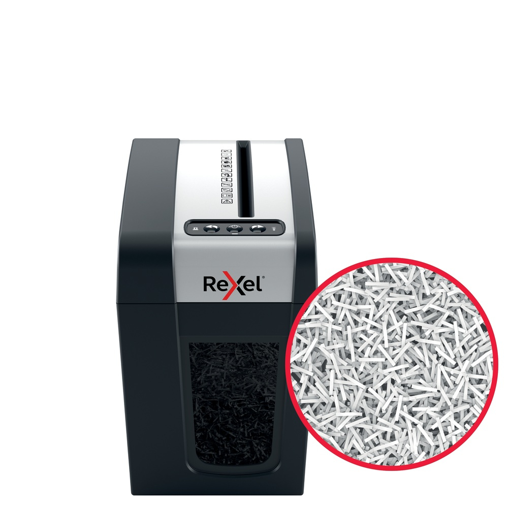 Distrugator manual documente Rexel SECURE MC3 Slim ,  3 coli ,  P5 ,  micro-cut (tip particule) ,  cos 10 litri ,  negru-argintiu ,  Cod Produs: 2020131EU [4]