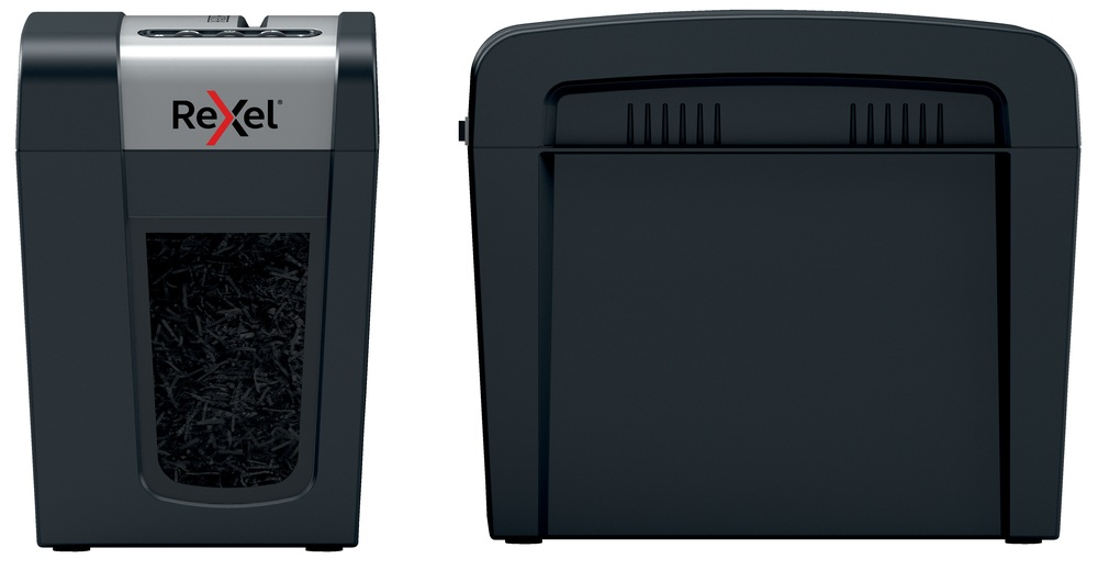 Distrugator manual documente Rexel SECURE MC3 Slim ,  3 coli ,  P5 ,  micro-cut (tip particule) ,  cos 10 litri ,  negru-argintiu ,  Cod Produs: 2020131EU [13]