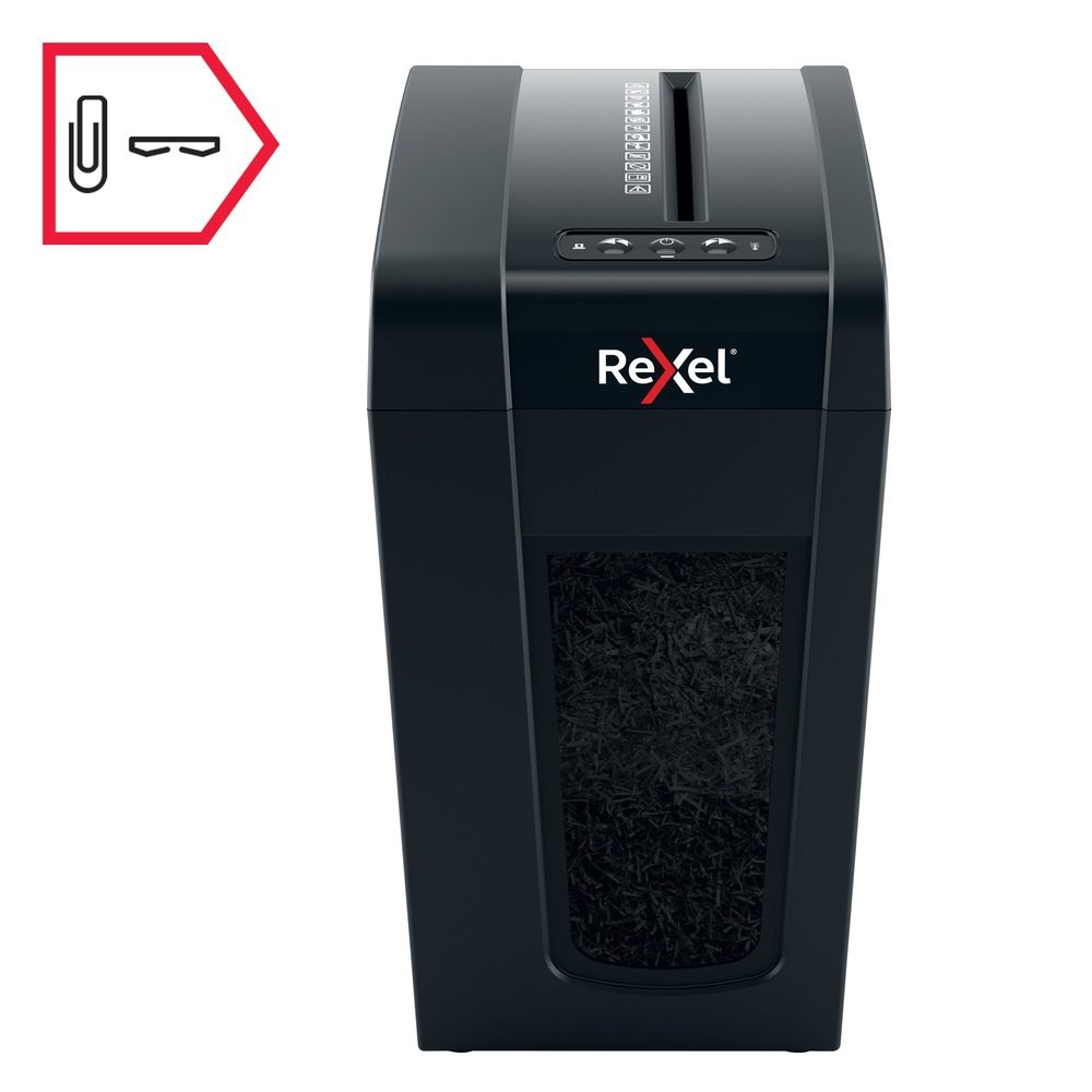 Distrugator manual documente Rexel SECURE X10 Slim ,  10 coli ,  P4 ,  cross-cut (tip confeti) ,  cos 18 litri ,  negru ,  Cod Produs: 2020127EU [5]