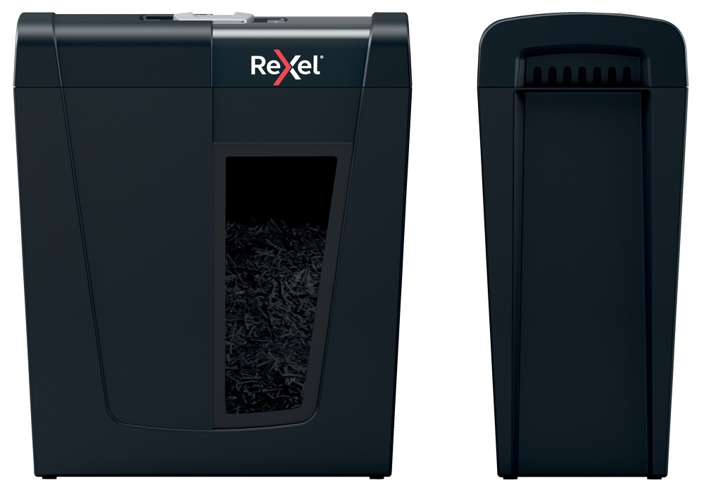 Distrugator manual documente Rexel SECURE X8 ,  8 coli ,  P4 ,  cross-cut (tip confeti) ,  cos 14 litri ,  negru ,  Cod Produs: 2020123EU [13]