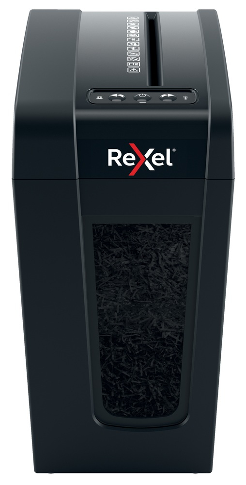Distrugator manual documente Rexel SECURE X8 Slim ,  8 coli ,  P4 ,  cross-cut (tip confeti) ,  cos 14 litri ,  negru ,  Cod Produs: 2020126EU [9]