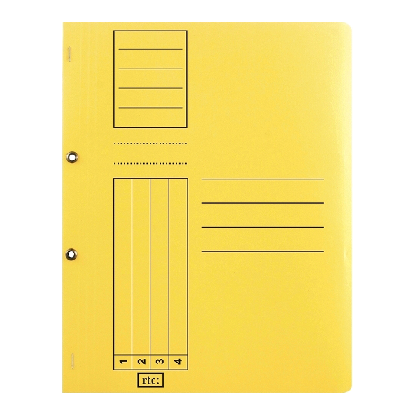 Dosar cu gauri 1/1, carton, 250 g/mp, color, 10 bucati/set [4]