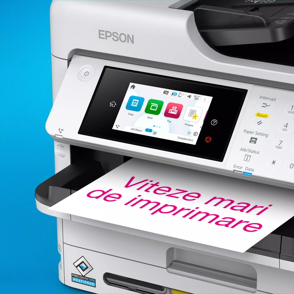 Epson WF - C5890DWF - Multifunctional inkjet color A4, DUPLEX AUTOMAT, 25 ppm, USB, Retea, Wi-Fi, cu FAX [3]