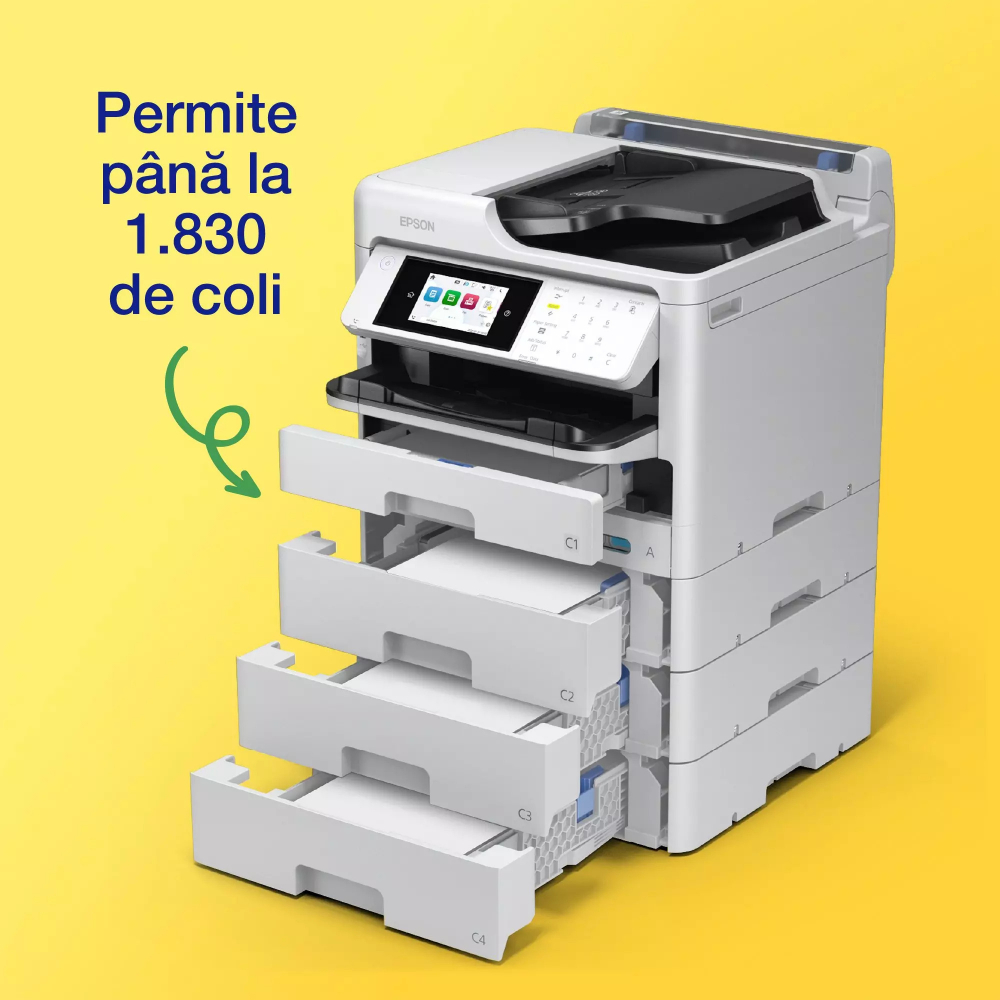 Epson WF - C5890DWF - Multifunctional inkjet color A4, DUPLEX AUTOMAT, 25 ppm, USB, Retea, Wi-Fi, cu FAX [7]