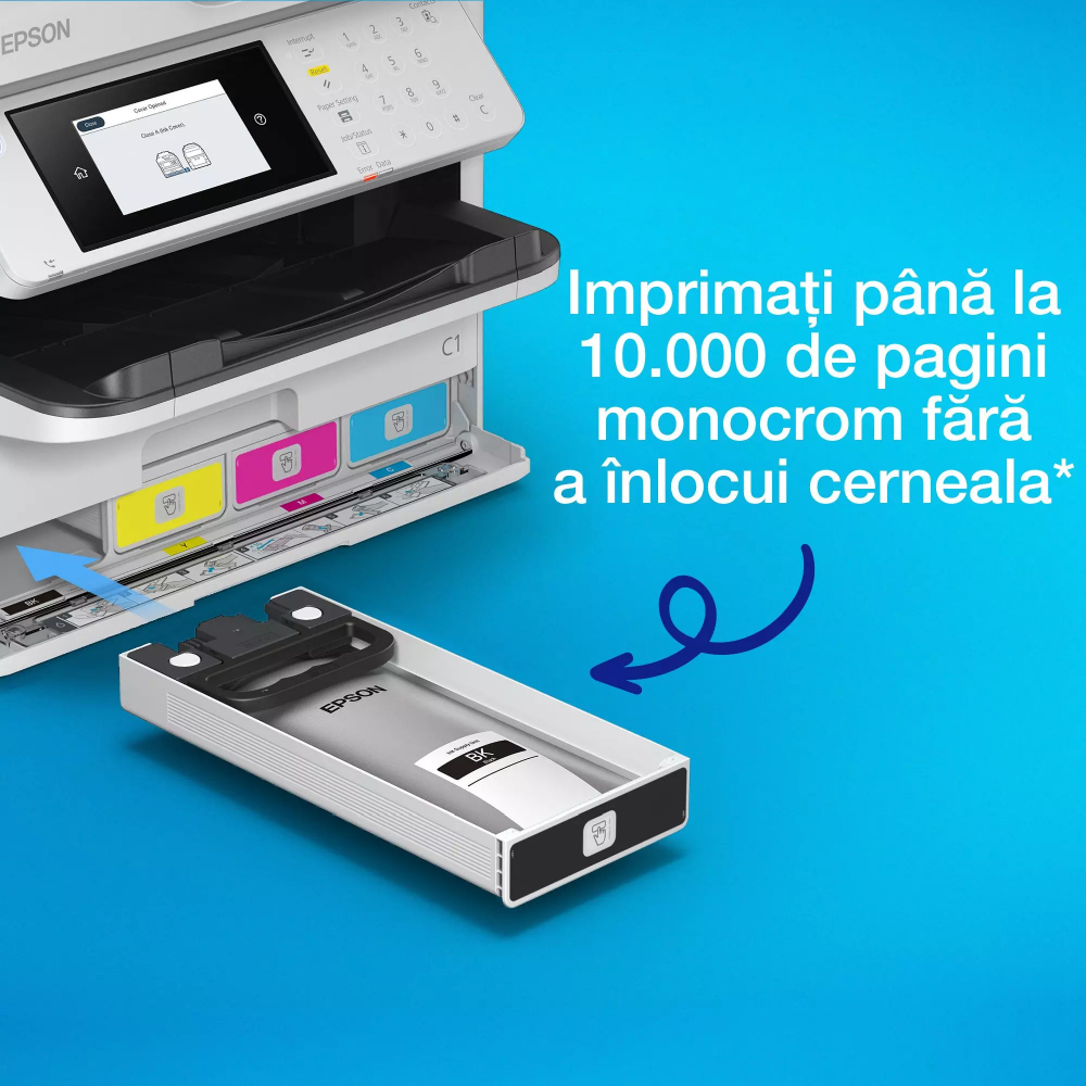 Epson WF - C5890DWF - Multifunctional inkjet color A4, DUPLEX AUTOMAT, 25 ppm, USB, Retea, Wi-Fi, cu FAX [5]