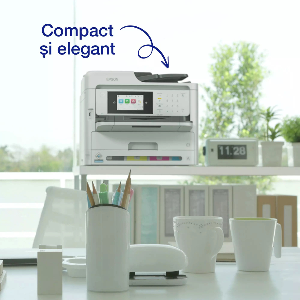 Epson WF - C5890DWF - Multifunctional inkjet color A4, DUPLEX AUTOMAT, 25 ppm, USB, Retea, Wi-Fi, cu FAX [11]