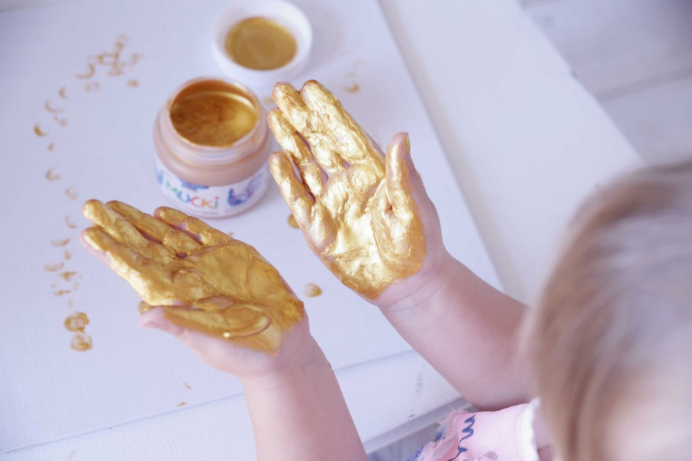 Finger Paint Gleaming Mucki 150 ml 4/set [2]